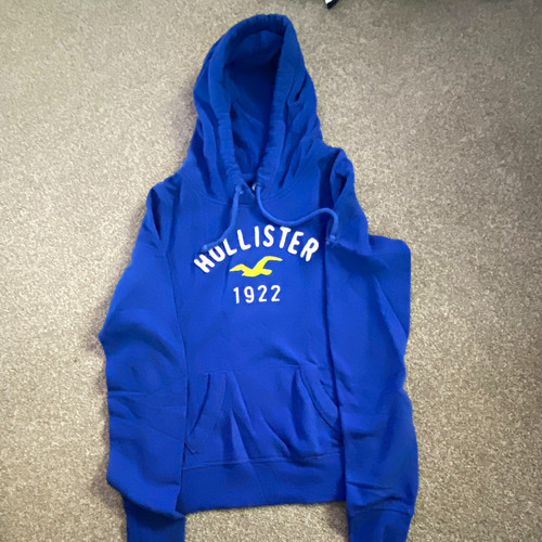 Hollister blau pullover hoodie - blau,