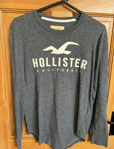 Graues hollister langarmshirt - hollister,